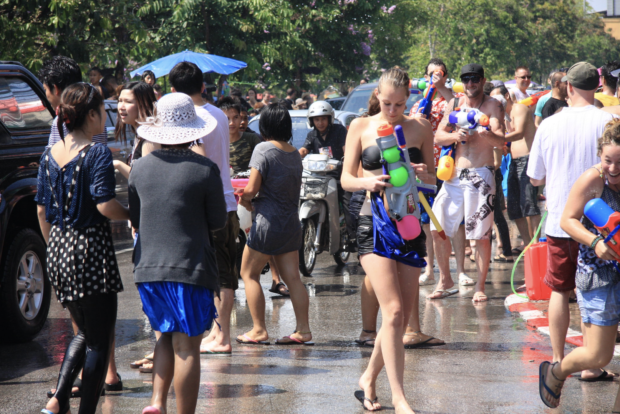 water fight